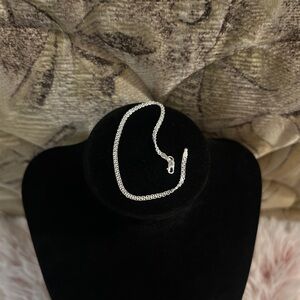 925 Sterling Silver Bismark Chain Bracelet - 7in